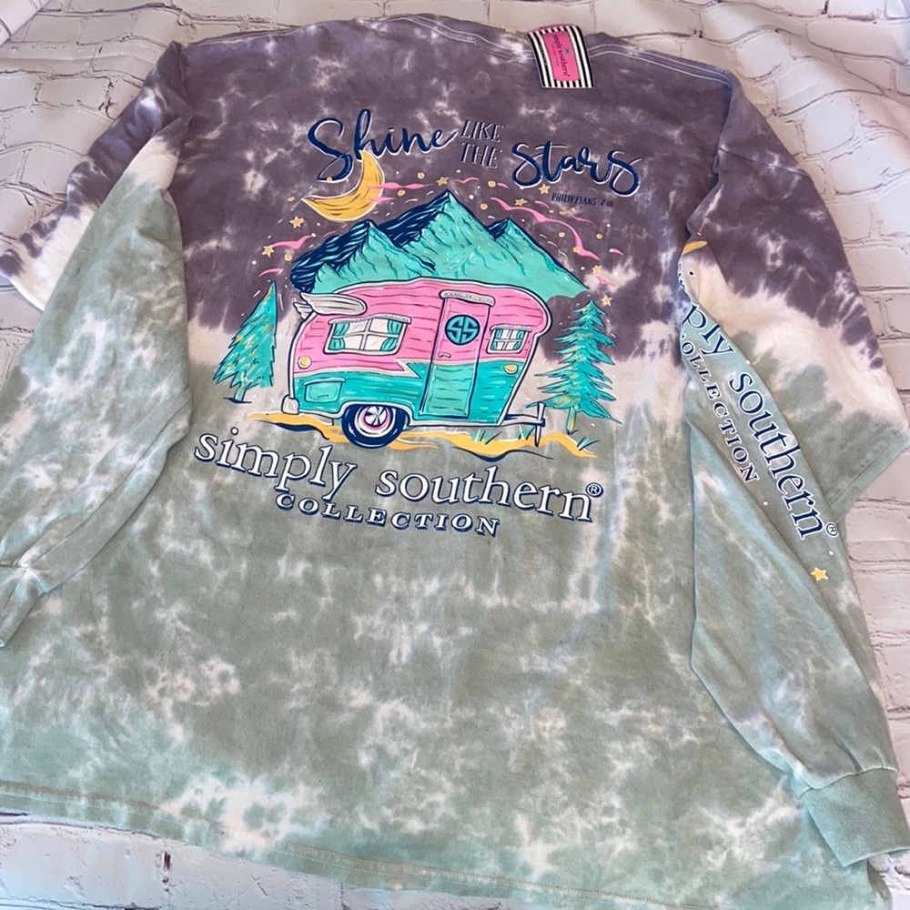 NWT Simply Southern Tee Short Size XXL